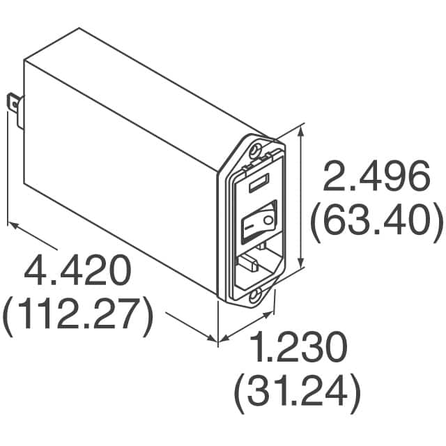 3-1609109-4 TE Connectivity Corcom Filters  Power Entry Modules (PEM)